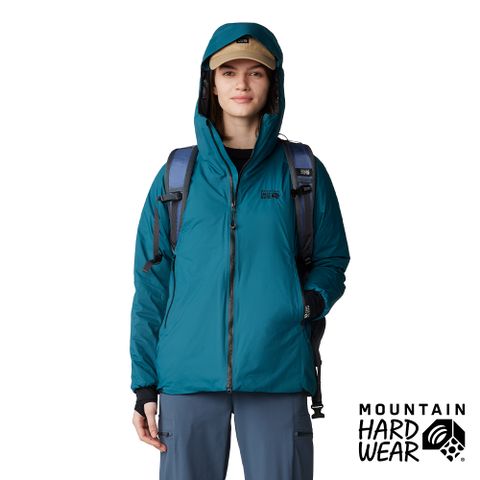 Mountain Hardwear Storm Whisperer Insulated 二合一防水羽絨外套 女款 短葉松綠 #2077711