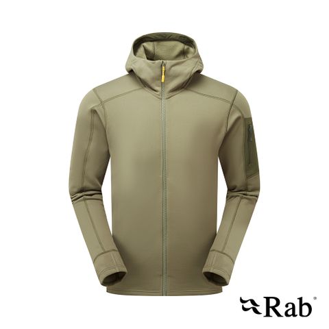 RAB Modulus Hoody 快乾排汗彈性保暖連帽外套 男款 淺卡其 QFG15