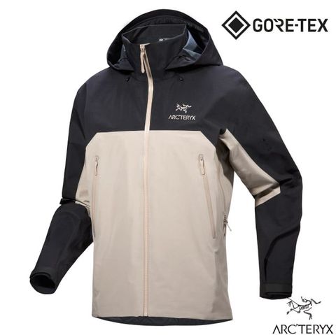 Arcteryx 始祖鳥 男 Beta AR Gore-Tex 3L 防水透氣連帽外套.風雨衣/輕薄耐磨_X000007082 黑/盧恩褐