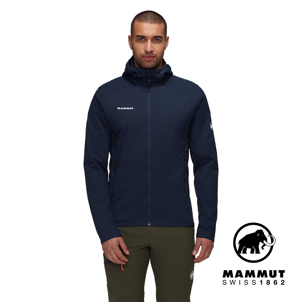 MAMMUT 長毛象 Rime Light IN Flex Hooded Jacket 輕量機能化纖連帽外套  海洋藍 男款 #1013-03150