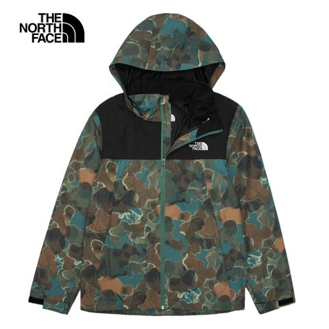 The North Face 北面 男款綠色DryVent防水透氣衝鋒衣｜7WCUOTC 外套