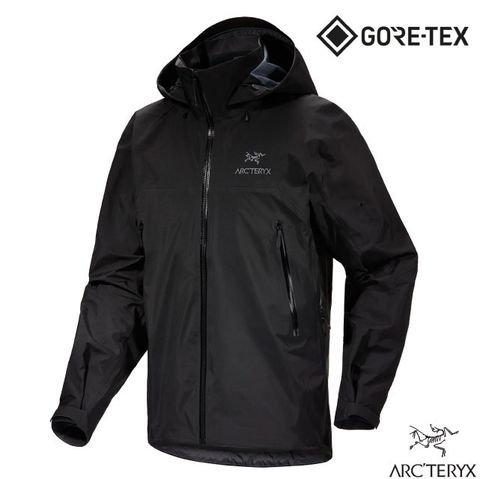 Arcteryx 始祖鳥 男 Beta AR Gore-Tex 3L 防水透氣連帽外套.風雨衣/輕薄耐磨_X000007082 黑