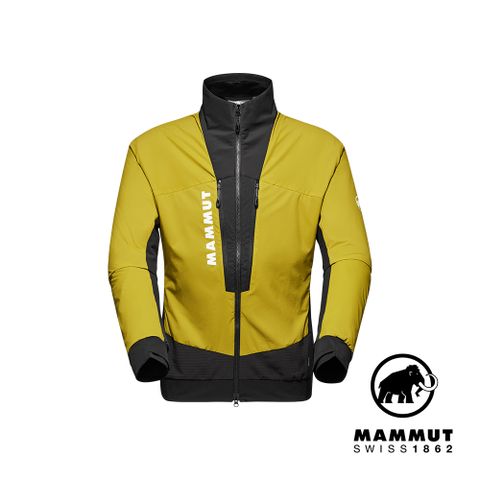 【Mammut 長毛象】Aenergy IN Hybrid Jacket 輕量保暖化纖外套 光暈黃/黑 男款 #1013-02580