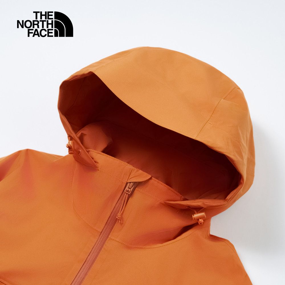 The North Face 北面 男款橙色DryVent防水透氣衝鋒衣｜8BWF6IG 外套