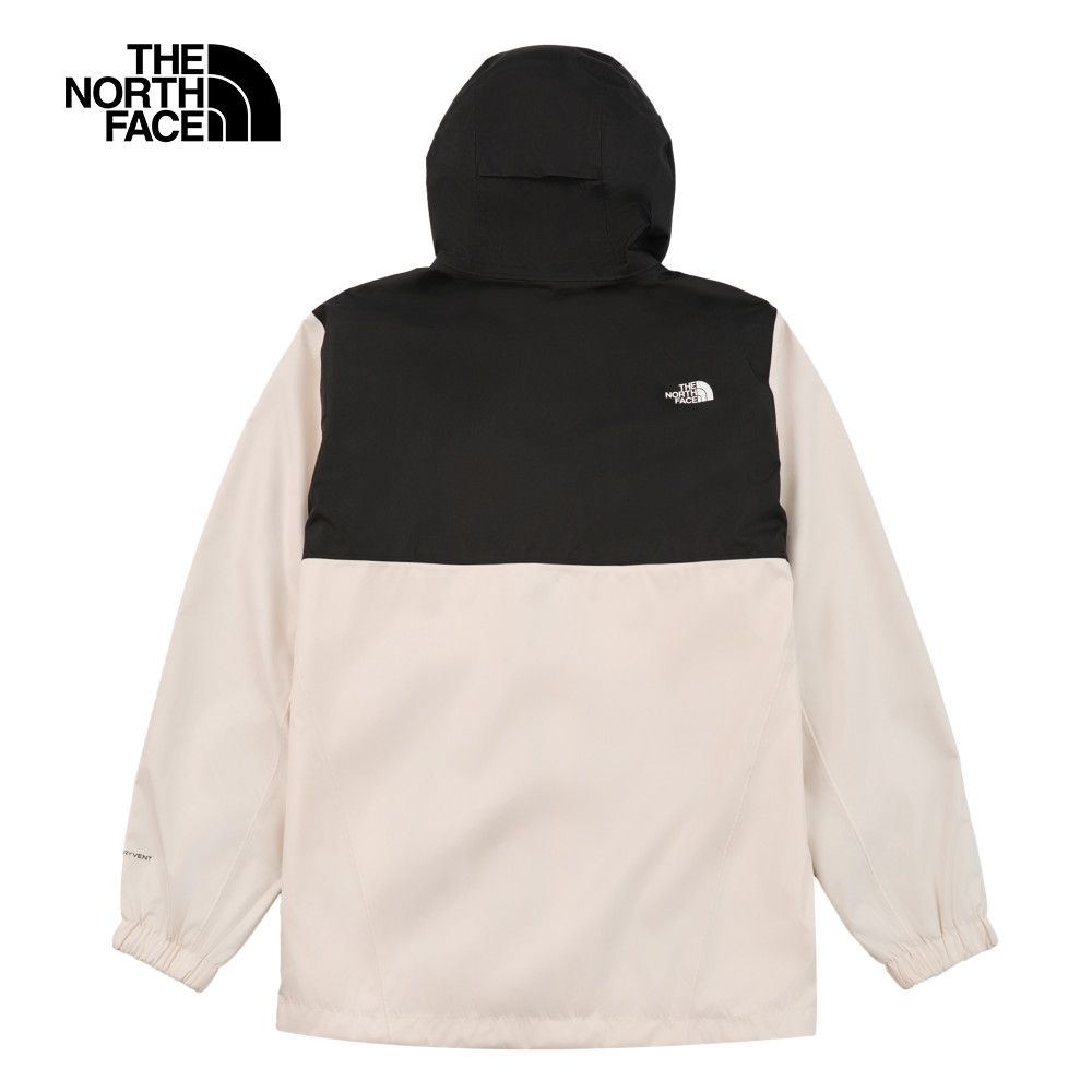 The North Face 北面 男款白色DryVent防水透氣連帽衝鋒衣｜8AUNFUX 外套