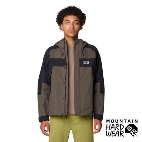 【Mountain Hardwear】Dry Times Hooded Jacket 經典復刻防水連帽外套 男款 山脊線/黑 #2109641