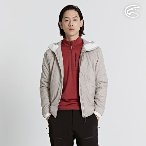 ADISI 男SMAWARM海洋溫控超撥水彈性外套 AJ2421076/栗灰