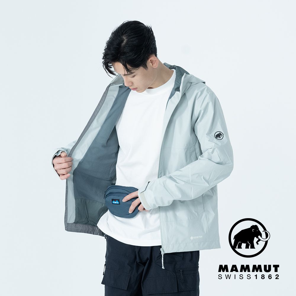 MAMMUT 長毛象 Treeline HS Hooded Jacket GTX輕量防水連帽外套 男款 鼠尾草銀綠 #1010-31420
