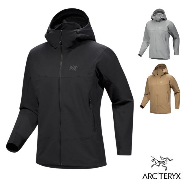 Arcteryx 始祖鳥 男 Gamma 防風雨彈力連帽軟殼外套.夾克.風衣/防風防濕透氣.可調帽子抽繩/X000009819