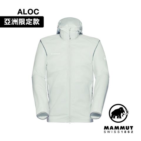 MAMMUT 長毛象 GRANITE SO Hooded Jacket AF 防潑水軟殼連帽外套 鼠尾草銀綠 男款 #1011-00323