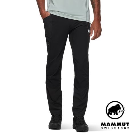 【Mammut 長毛象】Ducan Pants Men 輕量耐用健行長褲 黑色 男款 #1022-02490