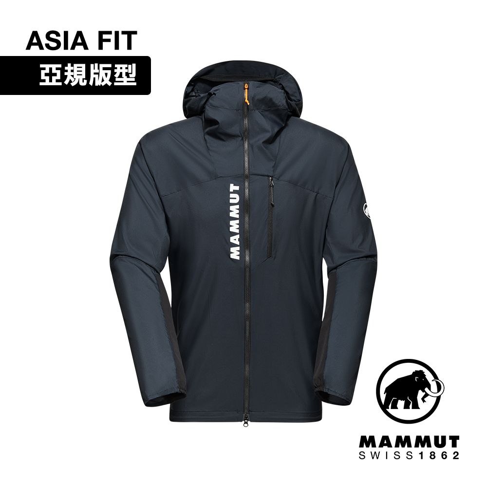 MAMMUT 長毛象 Aenergy WB Hooded Jacket AF Men 極輕防風透氣越野外套 黑色 男款 #1012-00700