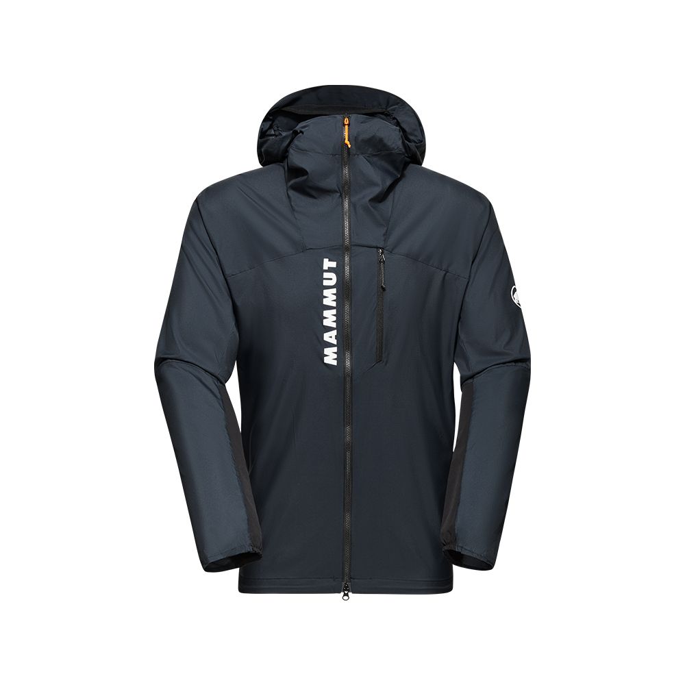 MAMMUT 長毛象 Aenergy WB Hooded Jacket AF Men 極輕防風透氣越野外套 黑色 男款 #1012-00700