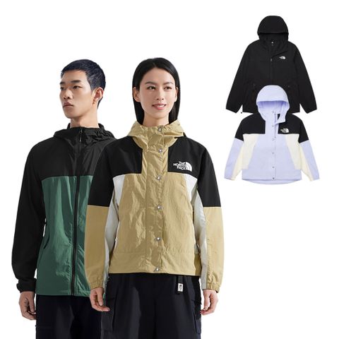 The North Face_北面男女款輕量透氣通勤防風外套(多款任選)