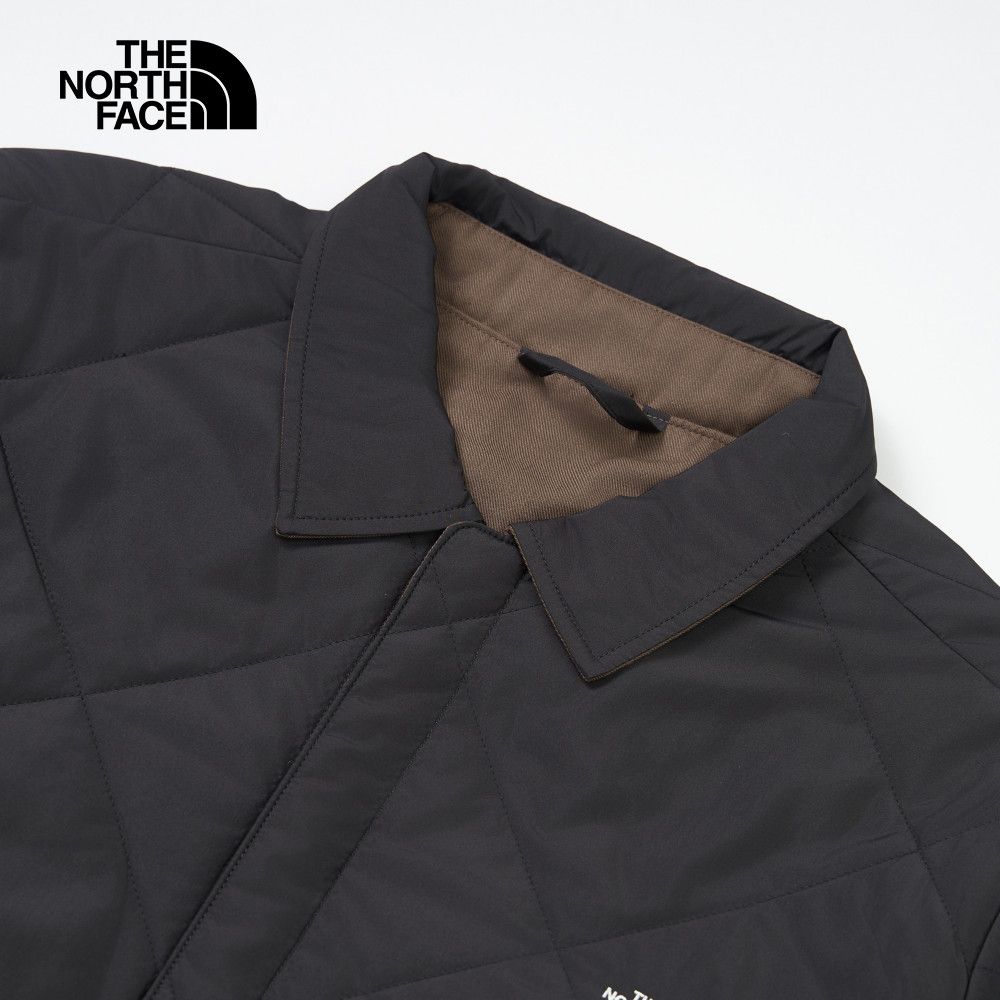 The North Face 北面 男款黑色DWR防潑水兩面穿鋪棉外套｜82V34XO