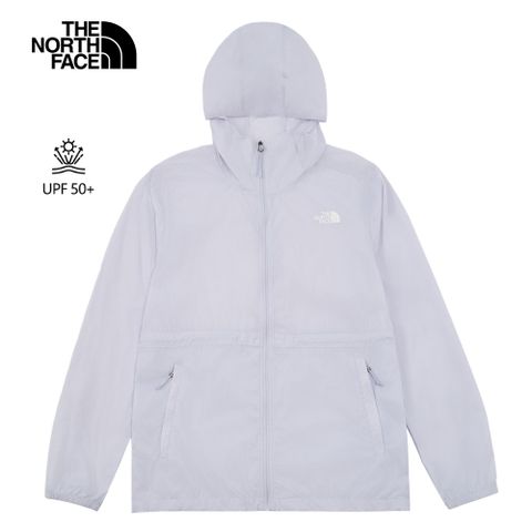 The North Face北面女款灰色UPF防曬可收腰防風外套｜8C130TI 抗UV