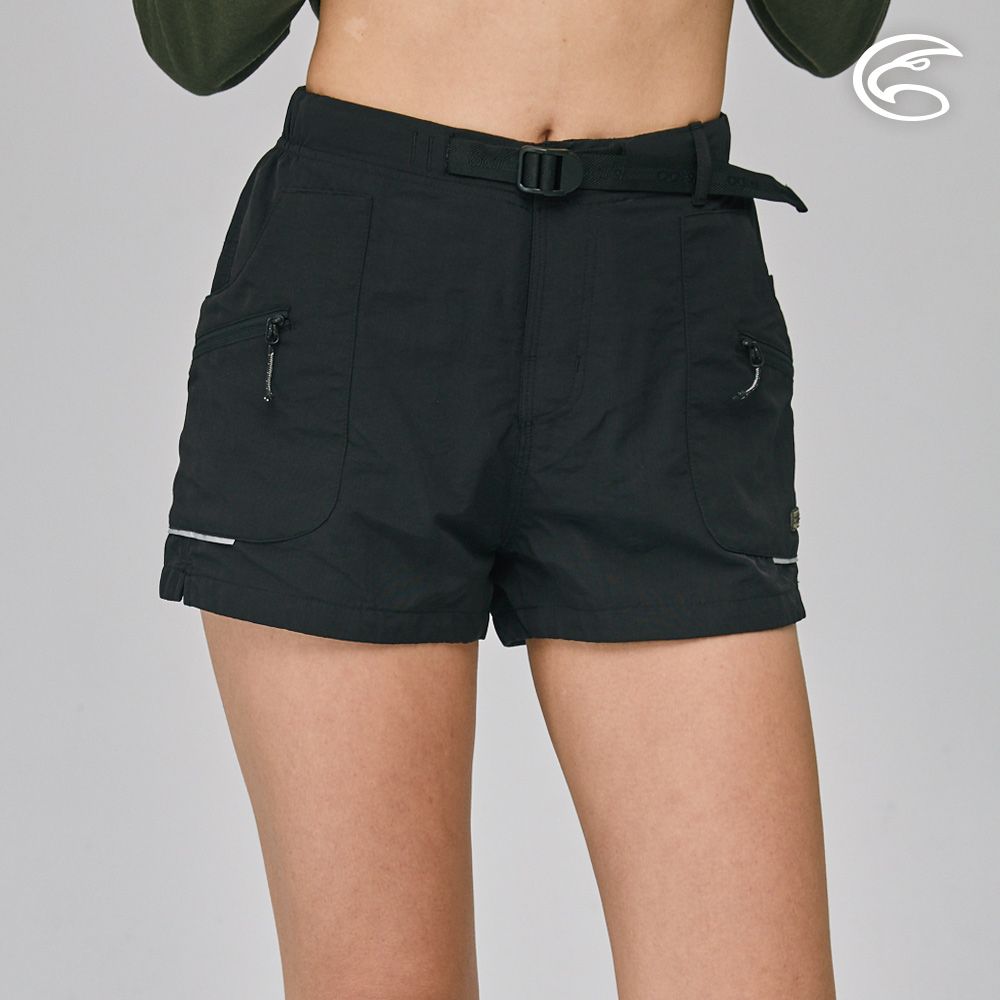 ADISI  女智能纖維速乾登山短褲AP2311106 (S-2XL) 黑色