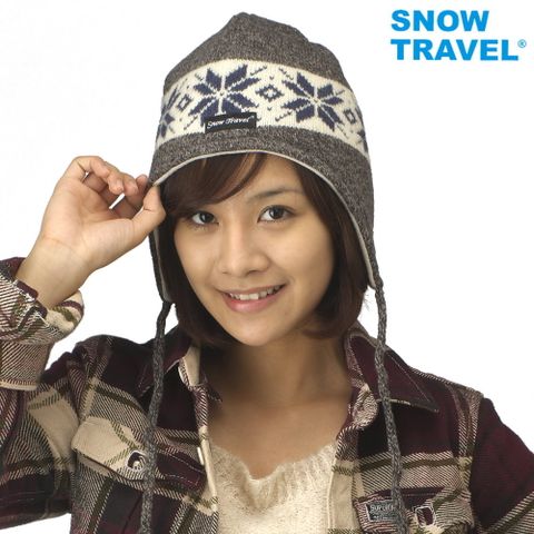 SNOW TRAVEL 雪之旅 3M材質遮耳羊毛帽AR-19(保暖防寒遮耳毛線帽/賞雪/登山皆宜)
