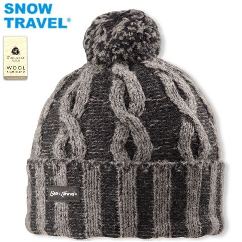 【SNOW TRAVEL】100%3M防風+美麗諾羊毛85%加厚3層羊毛帽AR-60