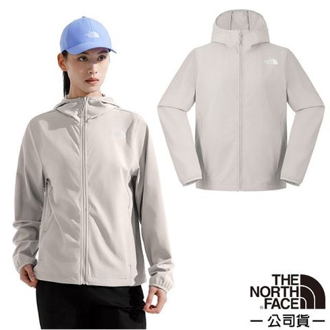 【The North Face】女 ZEPHYR NOVELTY WIND JACKET 輕盈透氣防潑防風連帽外套.風衣夾克/8BW9