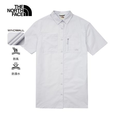 The North Face北面女款灰色DWR防潑水多口袋休閒裙子｜8C570TI