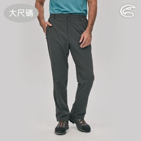 ADISI AP2211080-1男棉感彈性抗汙撥水經典長褲 / 碳灰