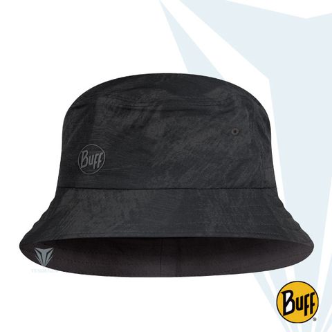 【BUFF】BF122590 可收納漁夫帽 - 黑色墨花