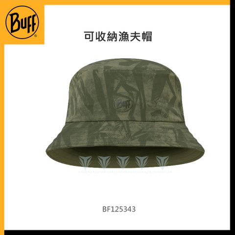 【BUFF】 BF125343 可收納漁夫帽-探險橄綠