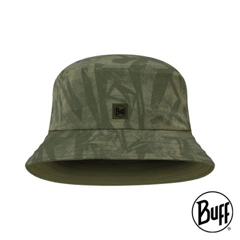【BUFF】可收納漁夫帽-探險橄綠