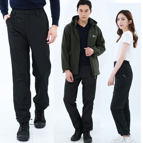 遊遍天下 男款 GlobeTex防水防風保暖刷毛軟殼外套(滑雪登山騎車 M-5L) GJ23043 / 3色