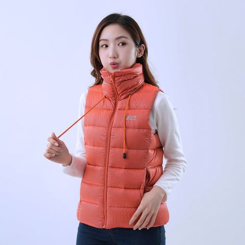 遊遍天下 女款立領顯瘦防風防潑水90%羽絨背心(GV22014)