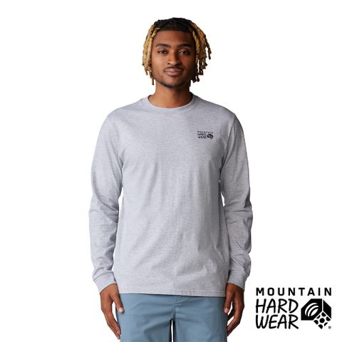 【Mountain Hardwear】MHW Back Logo Long Sleeve 經典LOGO舒適長袖上衣 男款 灰色 #2100571