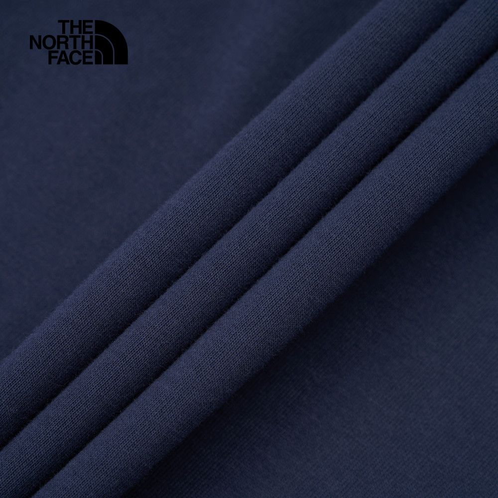 The North Face 北面 男女款藍色趣味印花設計短袖T恤｜8EYB8K2