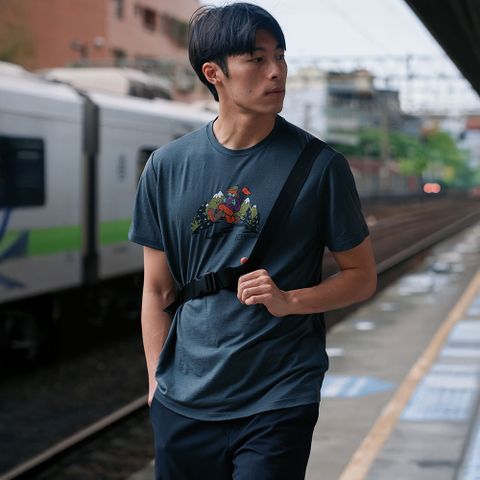 【紐西蘭Icebreaker】男 Tech Lite 圓領短袖上衣(探險之旅)-150