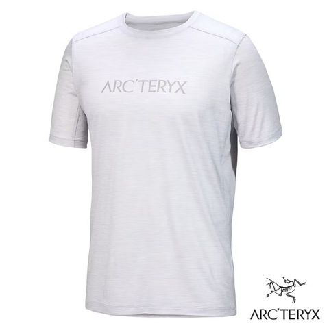 【ARCTERYX 始祖鳥】男 Ionia Merino Wool ArcWord Logo 透氣美麗諾羊毛短袖圓領排汗衣/X000007733