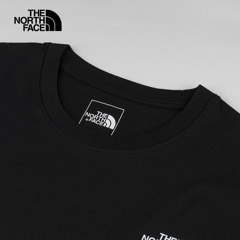 The North Face 北面 男女款黑色純棉舒適短袖T恤｜8GZ7JK3