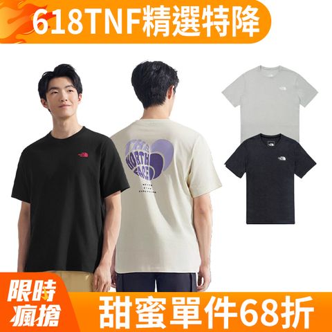 The North Face_北面情侶款甜蜜生活短袖T恤(多款任選)