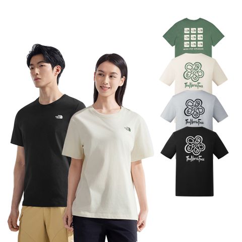 The North Face_北面男女款純棉涼爽短袖T恤(多款任選)
