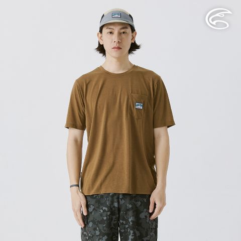男drirelease羊毛消臭抑菌快排上衣 AL2511002 駝色 (M-3XL)