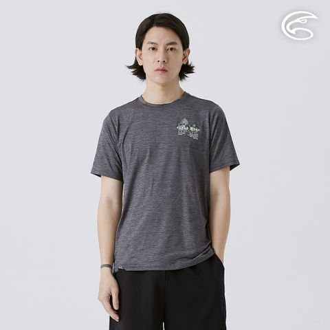 男WINCOOL涼感乾爽機能圖T AL2511107 深灰 (M-3XL)
