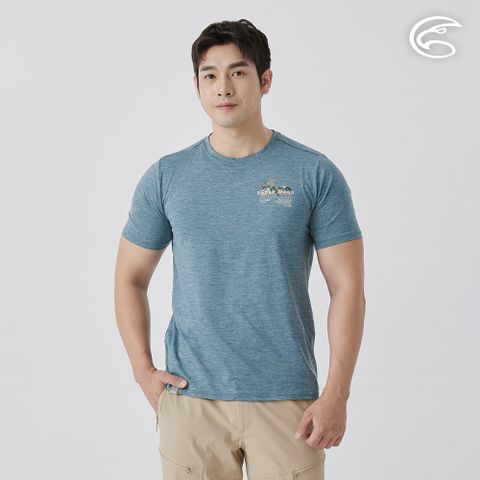 男WINCOOL涼感乾爽機能圖T AL2511107 雲杉綠 (M-3XL)