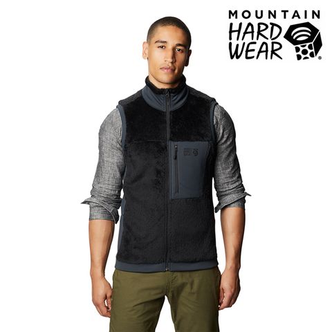 【Mountain Hardwear】Monkey Fleece Vest 保暖刷毛立領背心 男款 黑色 #1851611