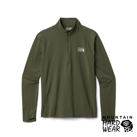 【Mountain Hardwear】MountainStretch 1/2 Zip 立領半拉鍊長袖排汗衣 男款 盛榆綠 #1942331