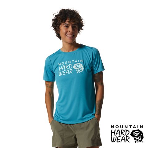 【Mountain Hardwear】Wicked Tech Short Sleeve W 防曬快乾短袖排汗衣 女款 提頓藍 #1983071