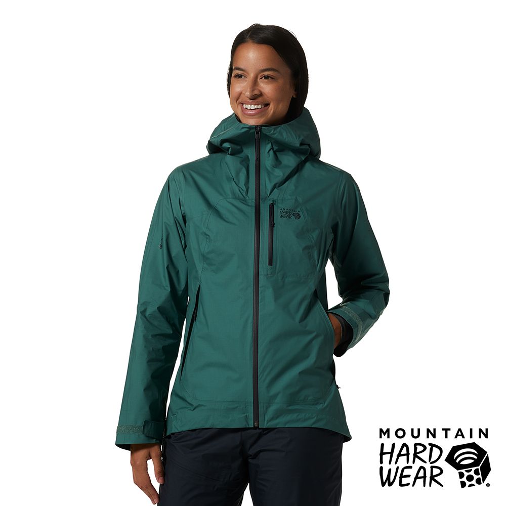 Mountain Hardwear 【美國 】Exposure/2 Gore-Tex Paclite Plus Jacket Women GTX輕量防水連帽外套 女款 深薄荷綠 #1885011