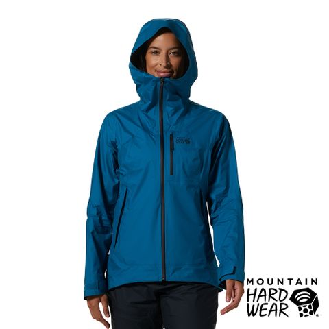 【美國 Mountain Hardwear】Exposure/2™ Gore-Tex Paclite® Plus Jacket Women GTX輕量防水連帽外套 女款 文森藍 #1885011