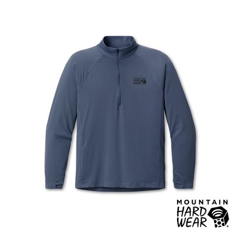 Mountain Hardwear Crater Lake Half Zip 立領半拉鍊長袖排汗衣 男款 石板藍 #1993351