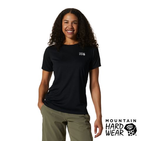 【Mountain Hardwear】Wicked Tech Short W 防曬快乾短袖排汗衣 女款 黑色010 #1983071