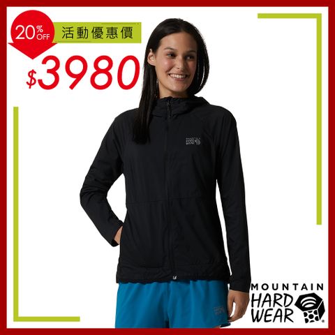 Mountain Hardwear Kor AirShell Hoody Women 空氣感超輕防風連帽外套 黑色 女款 #1985071