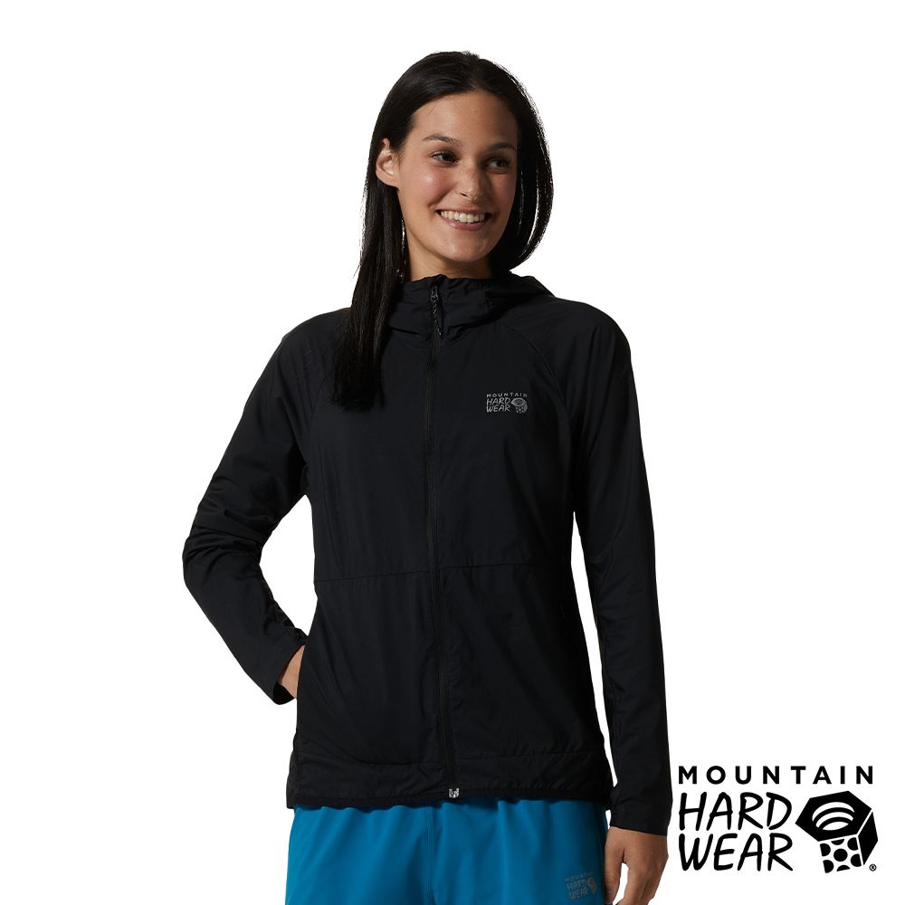 Mountain Hardwear Kor AirShell Hoody Women 空氣感超輕防風連帽外套 黑色 女款 #1985071